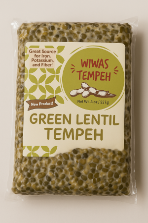 Organic Green Lentil Tempeh 8oz